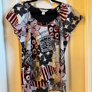 Christopher & Banks short sleeves, women size M